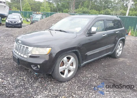 2012 Jeep Grand Cherokee Overland из США, поврежденный, VIN 1C4RJFCTXCC203820
